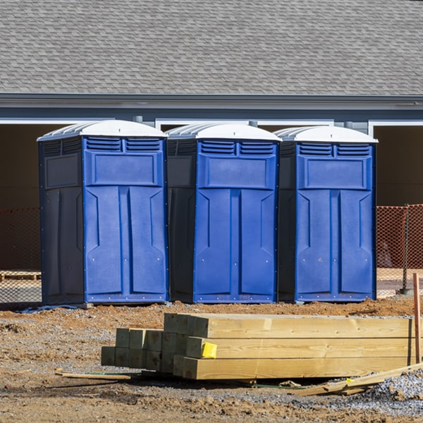 do you offer hand sanitizer dispensers inside the porta potties